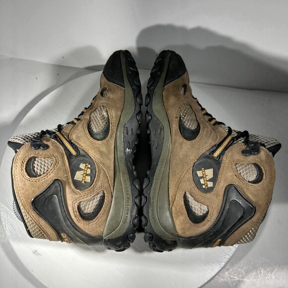 Merrell Chameleon Kids Youth Boys Size 4.5 Hiking Boots Waterproof Shoes Brown - Picture 7 of 12